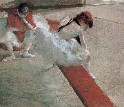Edgar Degas Dancer have a break France oil painting artist